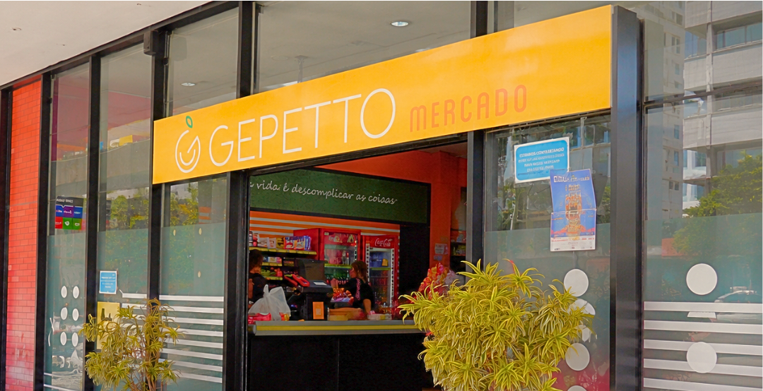 Fachada da loja Gepetto Mercado do Centro