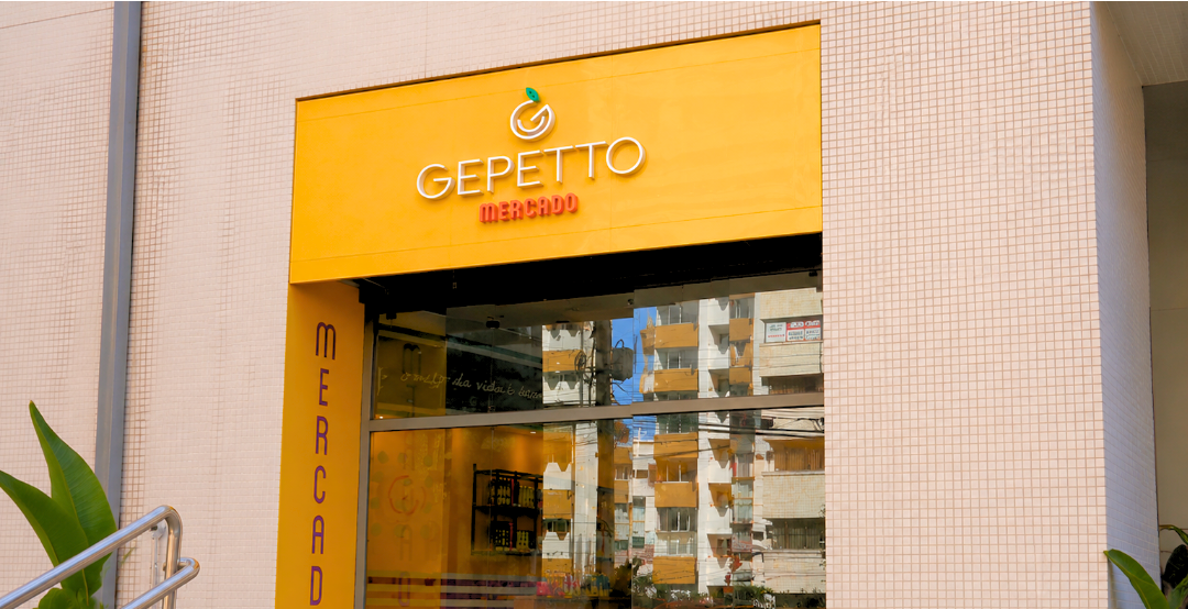 Fachada da loja Gepetto Mercado do Batel
